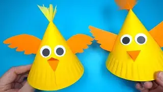 Paper Plate Chicken Craft | How to Make a Paper Chick