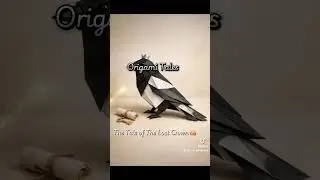 Zada the Magpie -The Tale of the Lost Crown in Origami Tales Origami storytelling&mdash;one fold at a time
