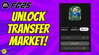 Как разблокировать Transfer Market FC 25 &mdash; приложение-компаньон и веб-сайт