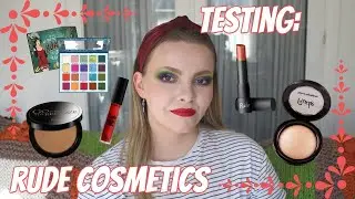 TESTING RUDE COSMETICS | PART 2 | Effys Place