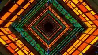 COLOURFUL ANIATED TUNNAL VJ LOOPS