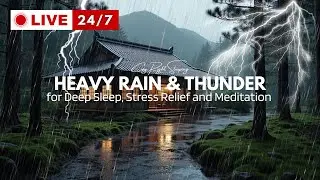 Thunderstorm Soundscape 🌩️ for Stress Relief, Inner Peace, and Uninterrupted Rest 🕊️