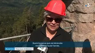 Des centaines de bénévoles animent les châteaux forts d'Alsace