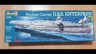 Revell 1/720 U.S.S Enterprise CVN65 part1