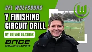 ⚽ Y Finishing Circuit Drill 💥 | Wolfsburg by Oliver Glasner!