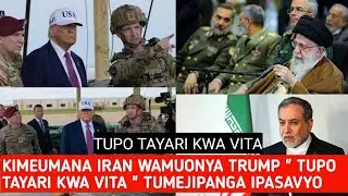 IRAN WARNS TRUMP 