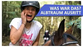 Horror-Ausritt allein im Wald!!!