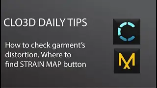 CLO3D daily tips - Strain map