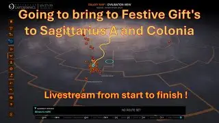 Elite Dangerous Odyssey... Going to bring the Festive gift's to Sagittarius A and Colonia.
