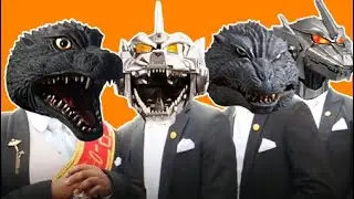 Godzilla Against Mechagodzilla - #CoffinDance Song Astronomia (Cover)