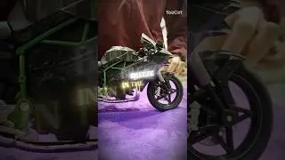 Kawasaki Ninja H2R 🖤 Carbon Look Diecast Model | Bike Lover Dream #Shorts