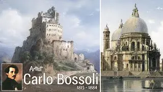 Artist Carlo Bossoli (1815 - 1884) | Swiss Born Italian Painter & Lithographer | WAA