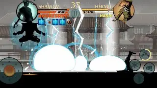 Shadow fight 2 | Act 2 | BOSS BATTLE : Hermit (impossible version) #shadowfight2 #gaming #gameplay 