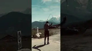 Release combo with Mont Blanc as background #skipping #cardio #jumprope #fitness #crossfit #sport
