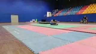 Shah Jahan From Pakistan Wapda in Asian games trails 🤸&zwj;♂️
