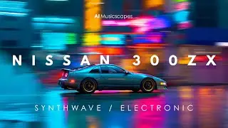 Nissan 300ZX 🚗 Synthwave Futurewave Mix | Copyright Free Music | Work Focus Stream Study 🎵