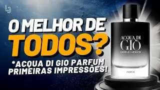 EU FIQUEI APAIXONADO PELO ACQUA DI GIO PARFUM! MEU CORAÇÃO DISPAROU QUANDO SENTI O CHEIRO! UNBOXING