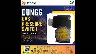 Dungs Gas Pressure Switch &ndash; GW 500 A6 | De Novo | #enviromentallyfriendly