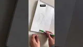 Wait for the end 🫶creating magic with brush pens ✨🎨 #art #shortsfeed #trending