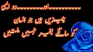 Asii do 2 cheezein jiss Ka manga zarurii HOTA hay Jo mangay baghair nhii miltein#islamic