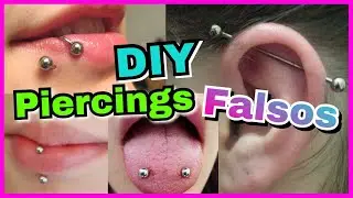 DIY | Como Hacer Piercings Falsos en Casa y que Parezcan REALES | NatyGloss