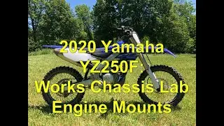 2020 YZ250F with Works Chassis Lab Engine Mounts