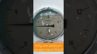 Why glycerin is used in pressure gauges? #shorts #engineering