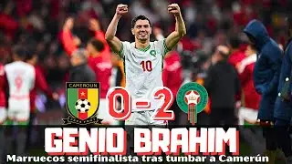 BRAHIM IMPULSA A UNA GRAN MARRUECOS A SEMIFINALES, CAMER&Uacute;N SIN OPCIONES