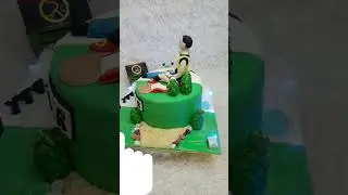 Chemical Engineer cake |Runner cake #engineer #runner#fondantfingering#birthdaycake #shorts