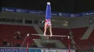 Nile Wilson - GOLD - high bar - Event Finals - 2014 Junior Euros