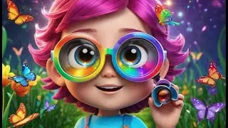 Игрушечные бинокли выглядывают из-за угла | Забавная детская песенка для детей