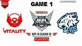 BTR VS EVOS | PLAYOFFS DAY 3 | MPL ID S16 | GAME 1 #mlbbidcreator 