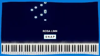 🤍 SNAP - Rosa Linn 🔶 Partitura para PIANO *GRATIS*