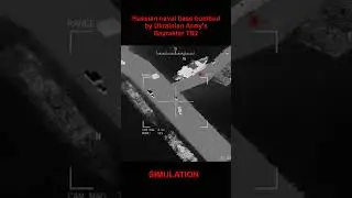 Russian naval base bombed by Ukrainian Army's Bayraktar TB2