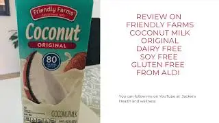 Review on coconut milk #aldi#coconut#coconutmilk#dairyfree#soyfree#milk#vegan#vegetarian