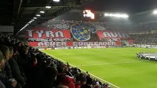 Opening choreo FC Spartak Trnava vs Fenerbahce SK 13.12.2018