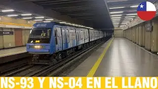 Metro De Santiago | NS-93 y NS-04 en El Llano