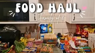 £181 FAMILY OF 8 GROCERY HAUL & MEAL PLAN | OCTOBER 2024