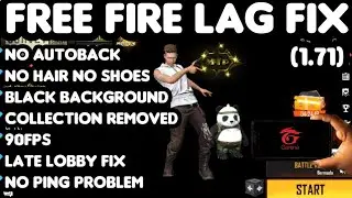 free fire full vbot black background lag fix config file today ||#lagfixed ||1.71
