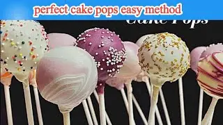 Cake pops | How to Make Cake Pops | Easy Homemade Cake Pop Recipe
