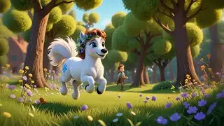 Three Playful Ponies Skip and Cheer | Pony Song for Kids | Fun Nursery Rhymes and Learning