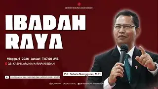 IBADAH RAYA I 11 Januari 2025 | Pdt. Sahala Nainggolan, M.Th