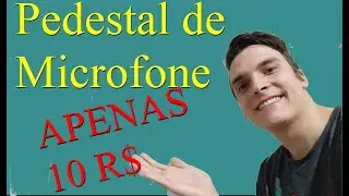 FAÇA você mesmo um pedestal de microfone com PVC