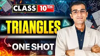 Triangles Class 10 One Shot Part-02 🔥 All Theorems & Questions | Board Exam|| Free Handwritten Notes