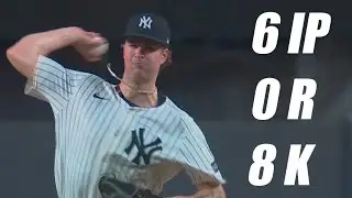Cam Schlittler Throws 6 Shutout Innings with 8 Ks vs Nationals