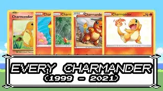 Every Charmander Pokémon Card Ever Made 1999 - 2021