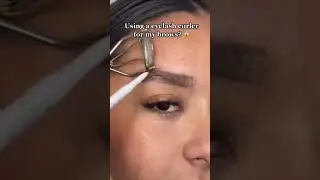#makeuphack using an eyelash curler to do your brows 👀 #BoxyCharm #shorts