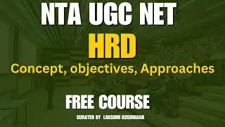 Human Resource Development (HRD) &ndash; PART I