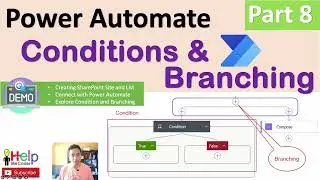 Conditions and Branching in Power Automate | Switch & Parallel Paths Explained (Part 8)