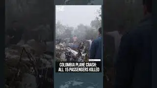 Появилось видео очевидца после смертельной авиакатастрофы в Колумбии | #шорты